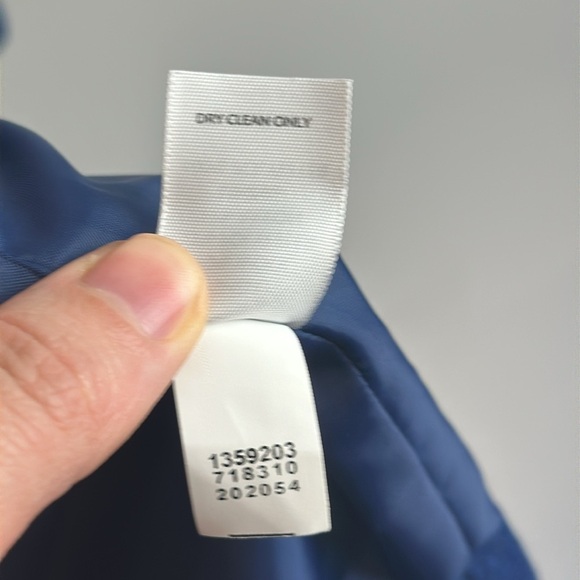 J.Jill Wool Pea Coat Overcoat Royal Blue Size M - Picture 8 of 14